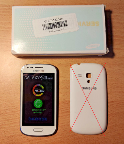 Samsung mini white lcd - samsung,